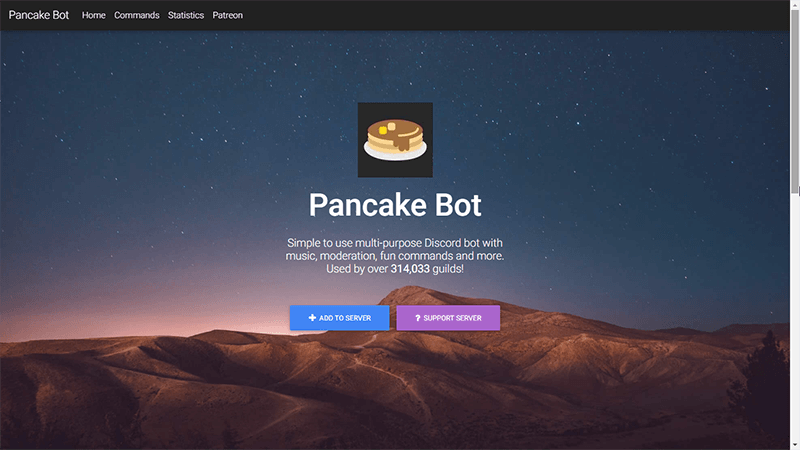 Pancake Discord Bot Stuffroots