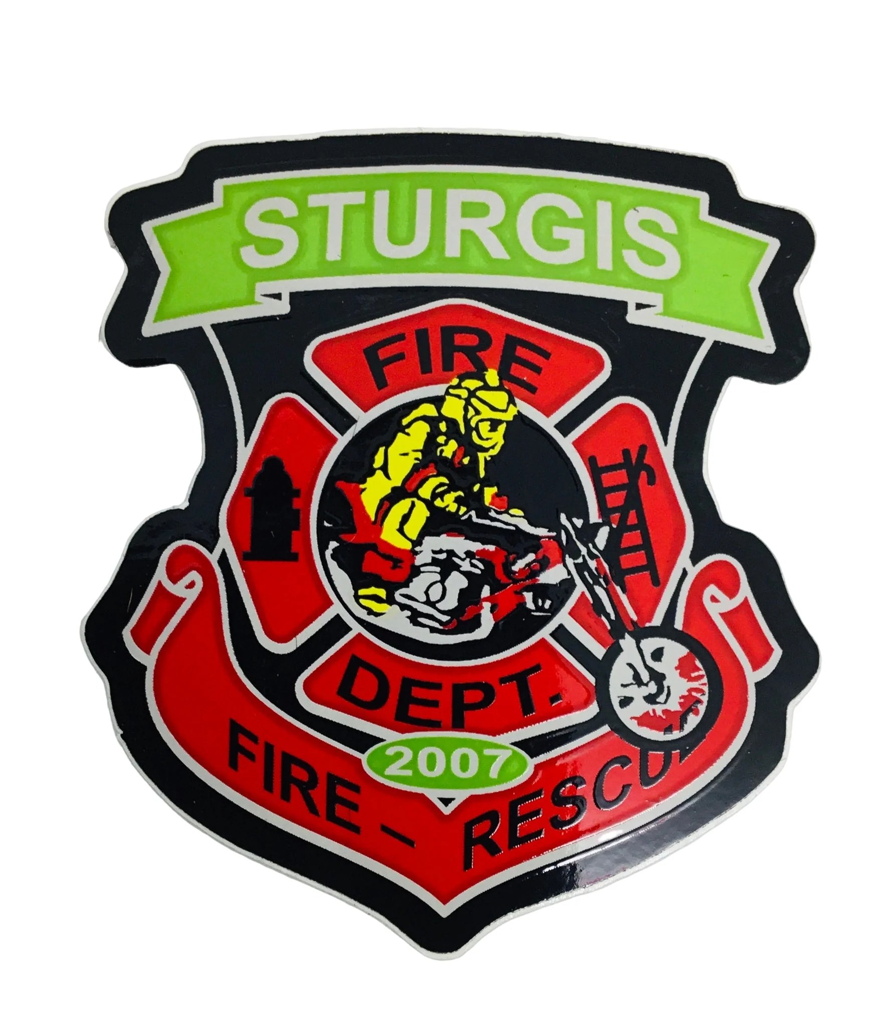 Sturgis Fire Department Sticker 2007 Sturgis Tees