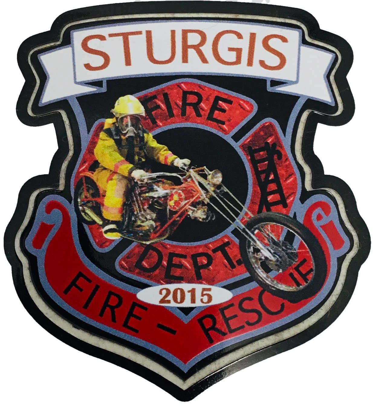 Sturgis Fire Department Sticker 2015 Sturgis Tees