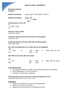 Getal En Ruimte Wiskunde - Samenvatting Hoofdstuk 3, Beschrijvende Statistiek (Vwo) - Wiskunde - Stuvia Nl