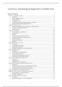 Psychologische Diagnostiek In De Gezondheidszorg Notes (4Th Edition) - Stuvia Us