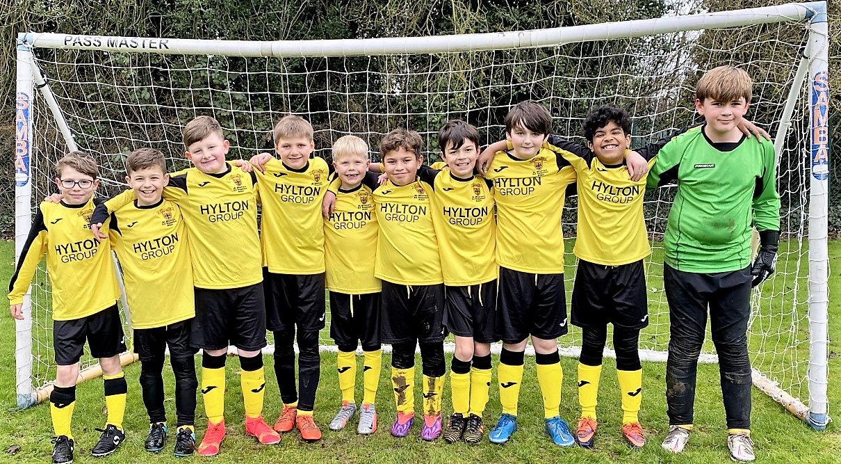 U11 Boys Football in action St Winefrides