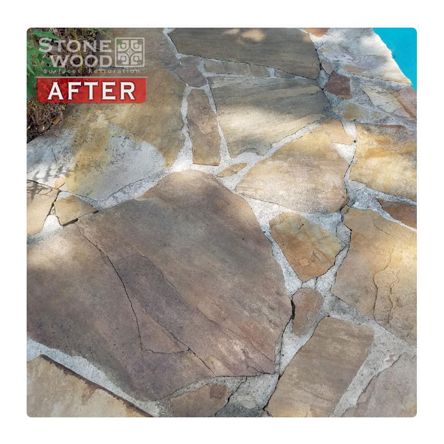Flagstone Surfaces Restauration Stonewood Houston