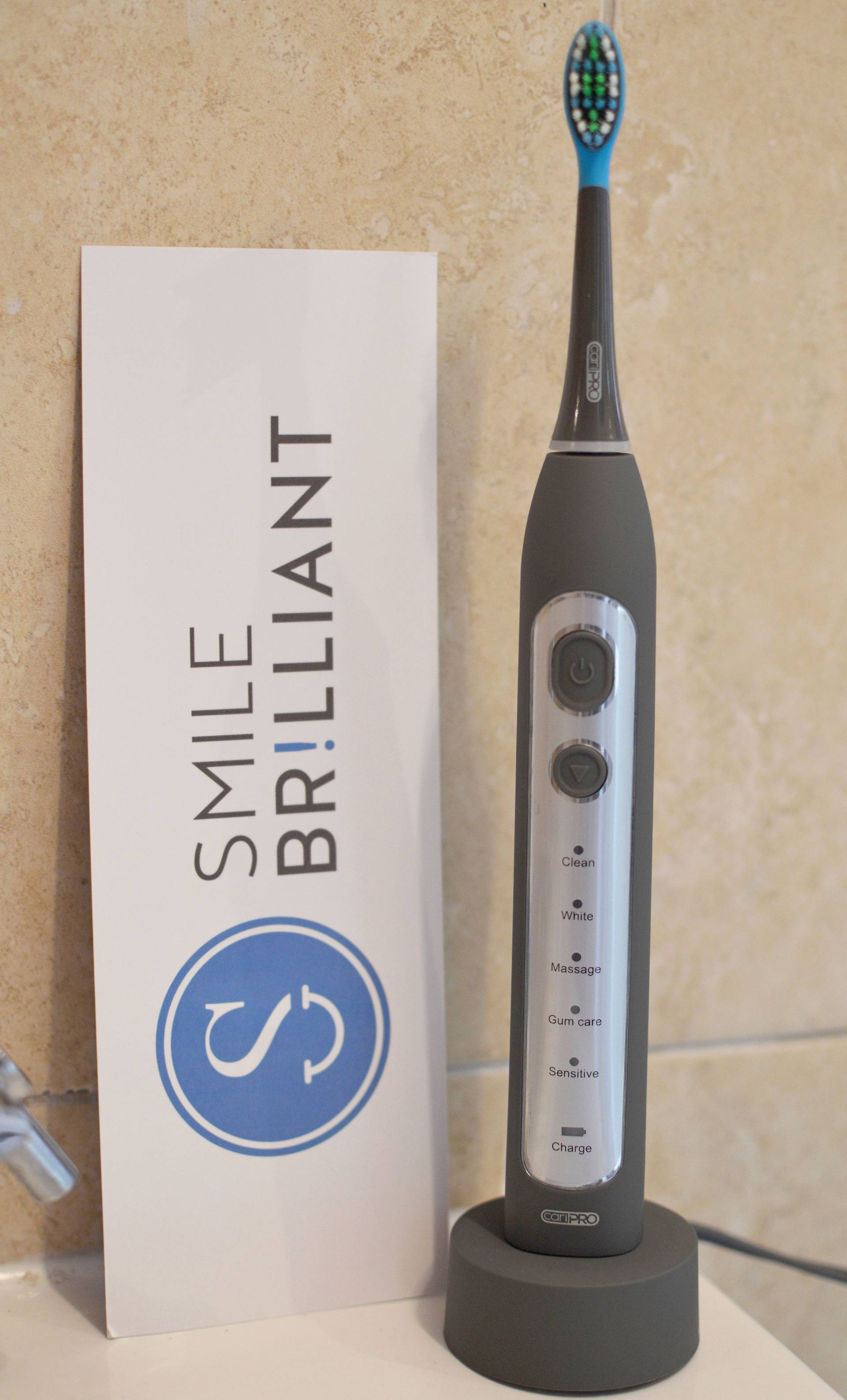 cariPRO Electric Toothbrush Review & Giveaway + link up