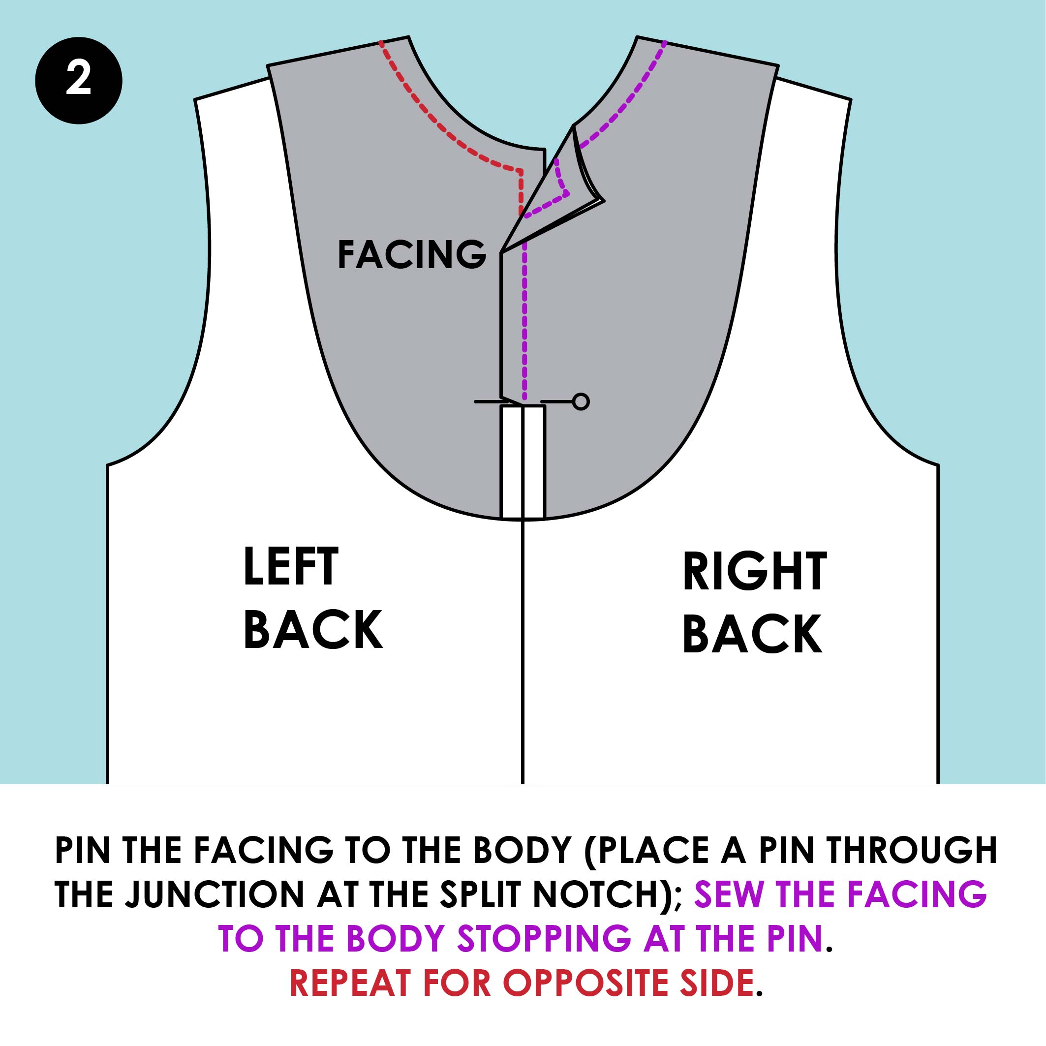 Back Neck Split Tutorial Sewing Tutorials Style Arc