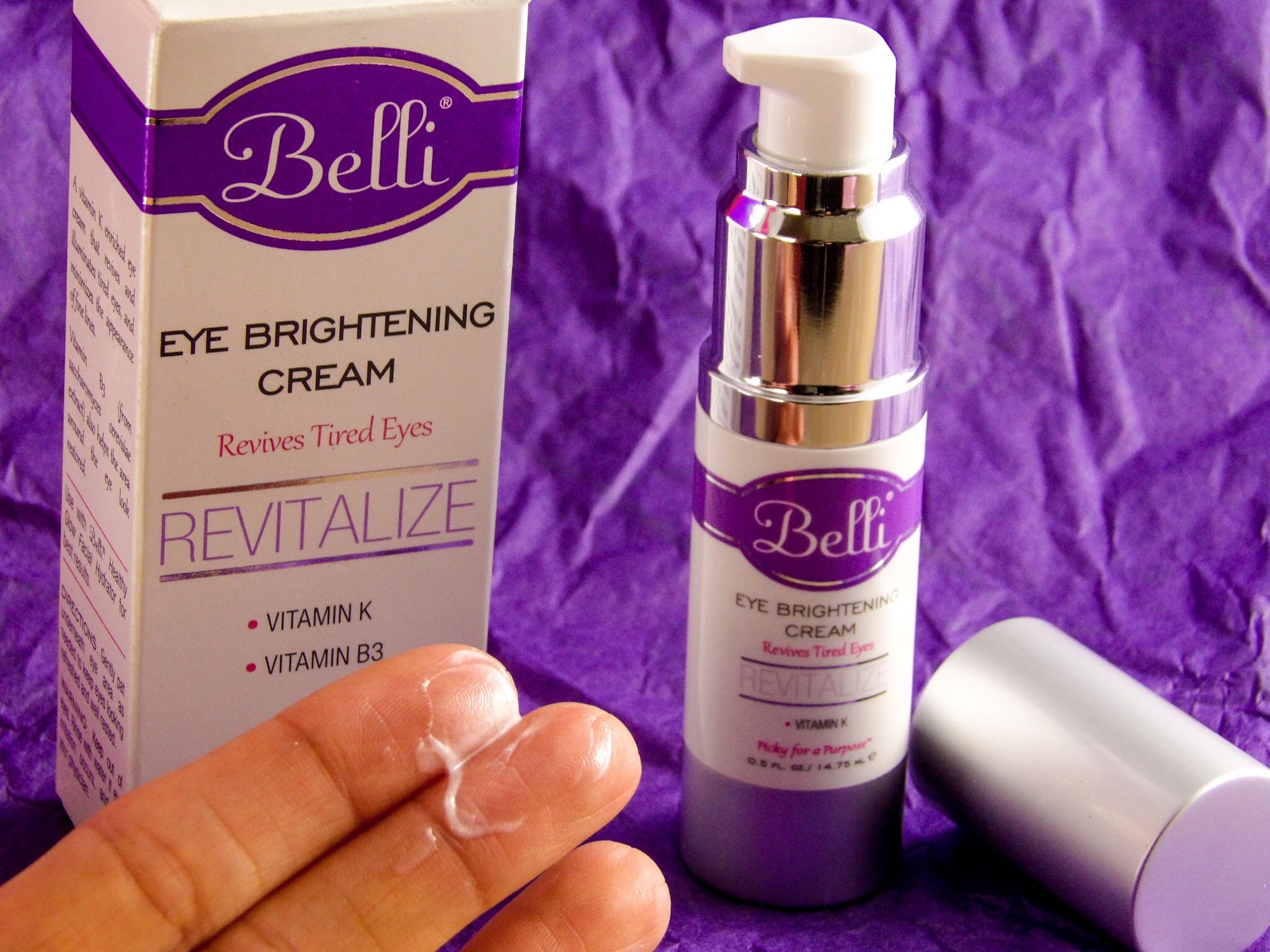 End “You Look Tired” with Belli Eye Brightening Cream
