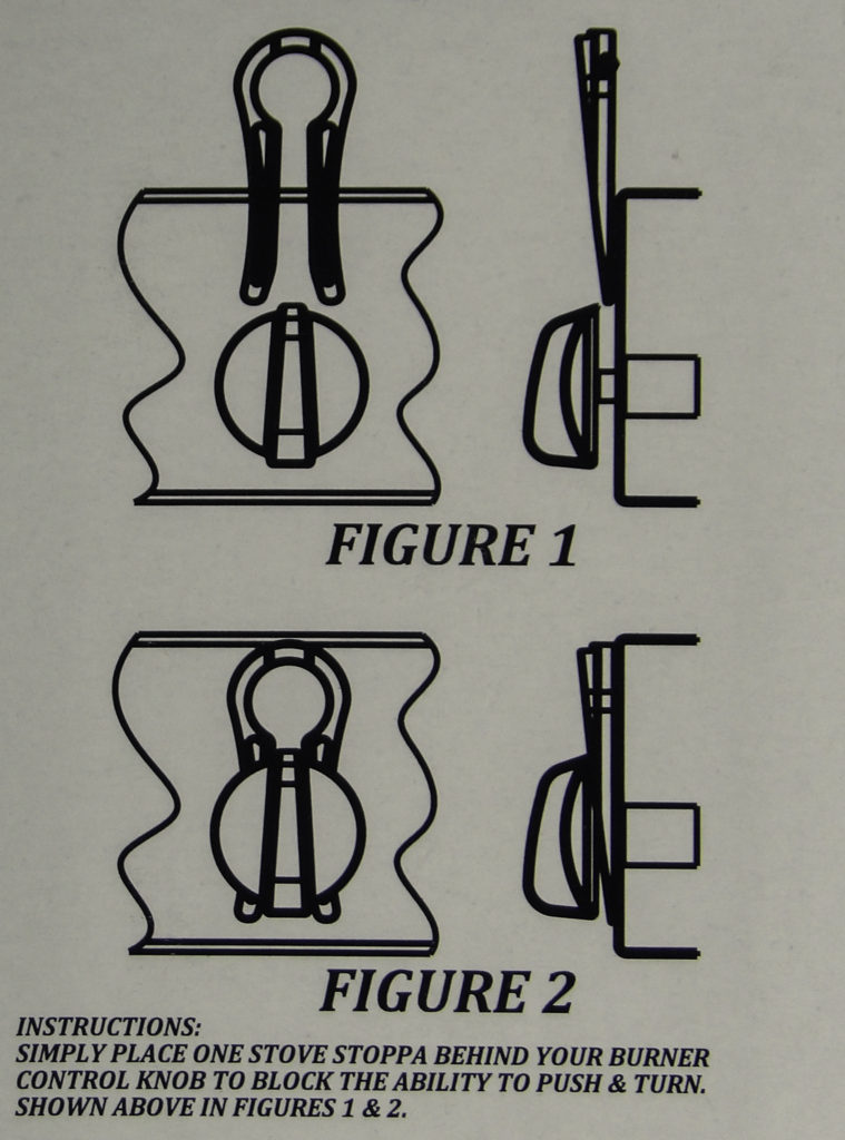 STOVE STOPPAZ UNIVERSAL KITCHEN STOVE KNOB LOCKS Quite A Kitchen