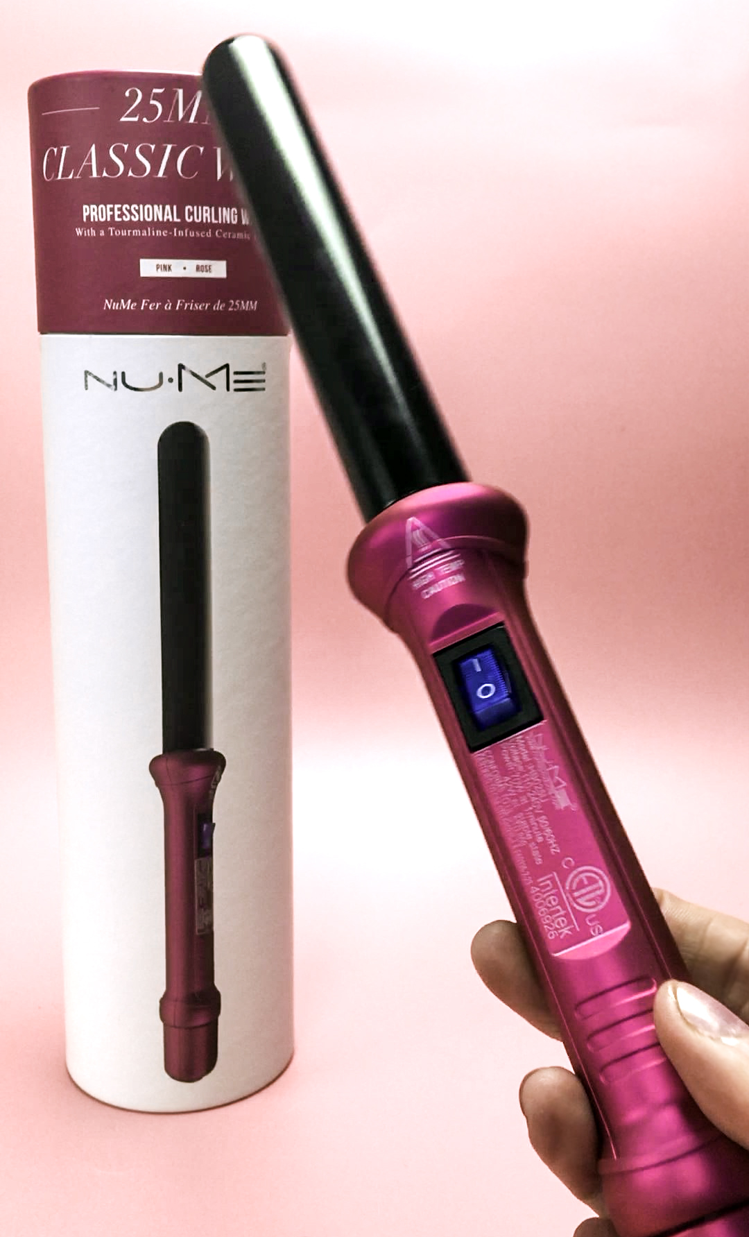 Curling Very Long Hair NuMe Classic Curling Wand