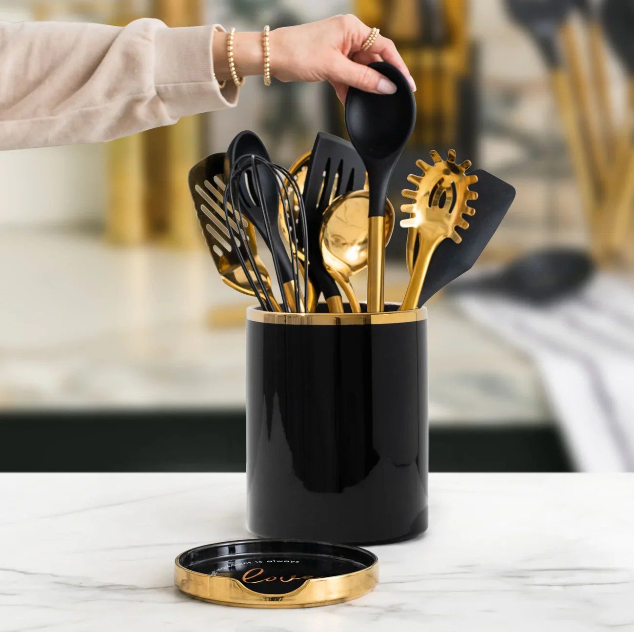 Black and Gold Kitchen Bundle
