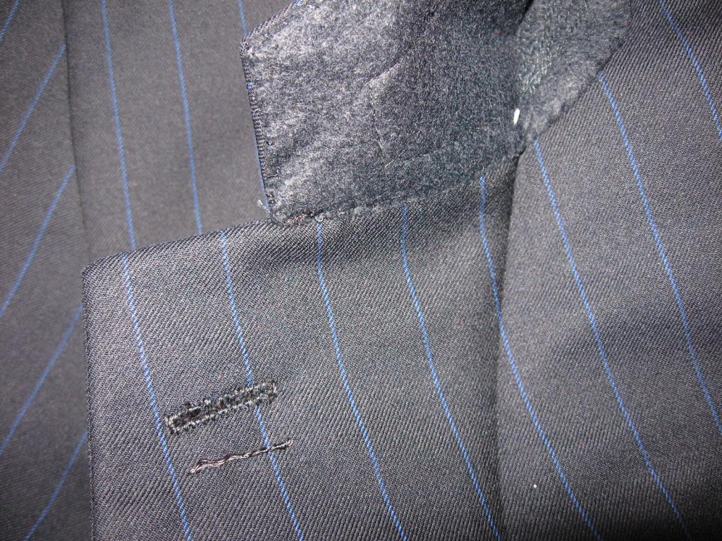 45 R Brooks Brothers Golden Fleece Navy Pinstripe Suit 45R Styleforum
