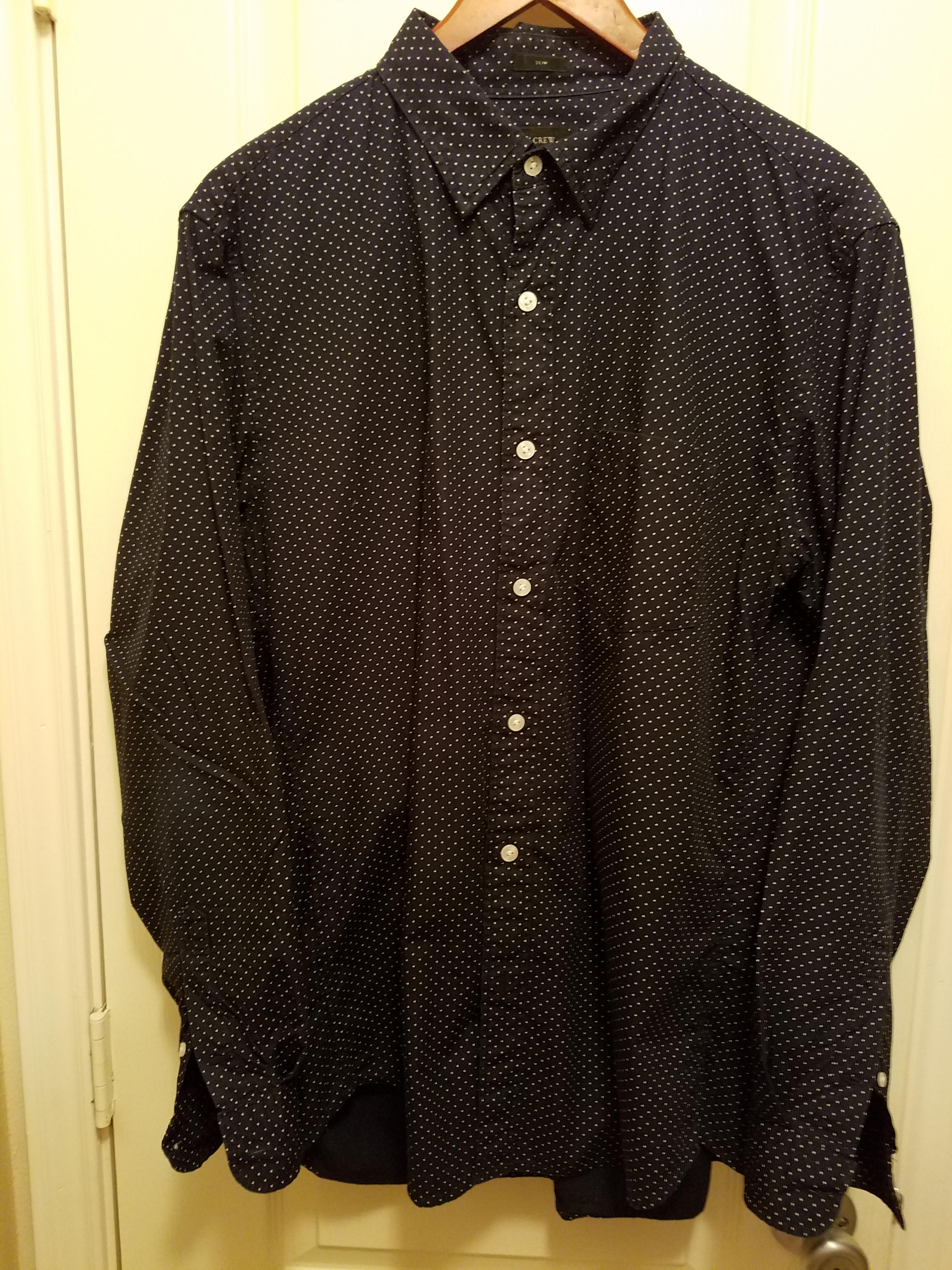 Shirts Brooks Brothers and J Crew. Slim and Classic Fit, 7 25