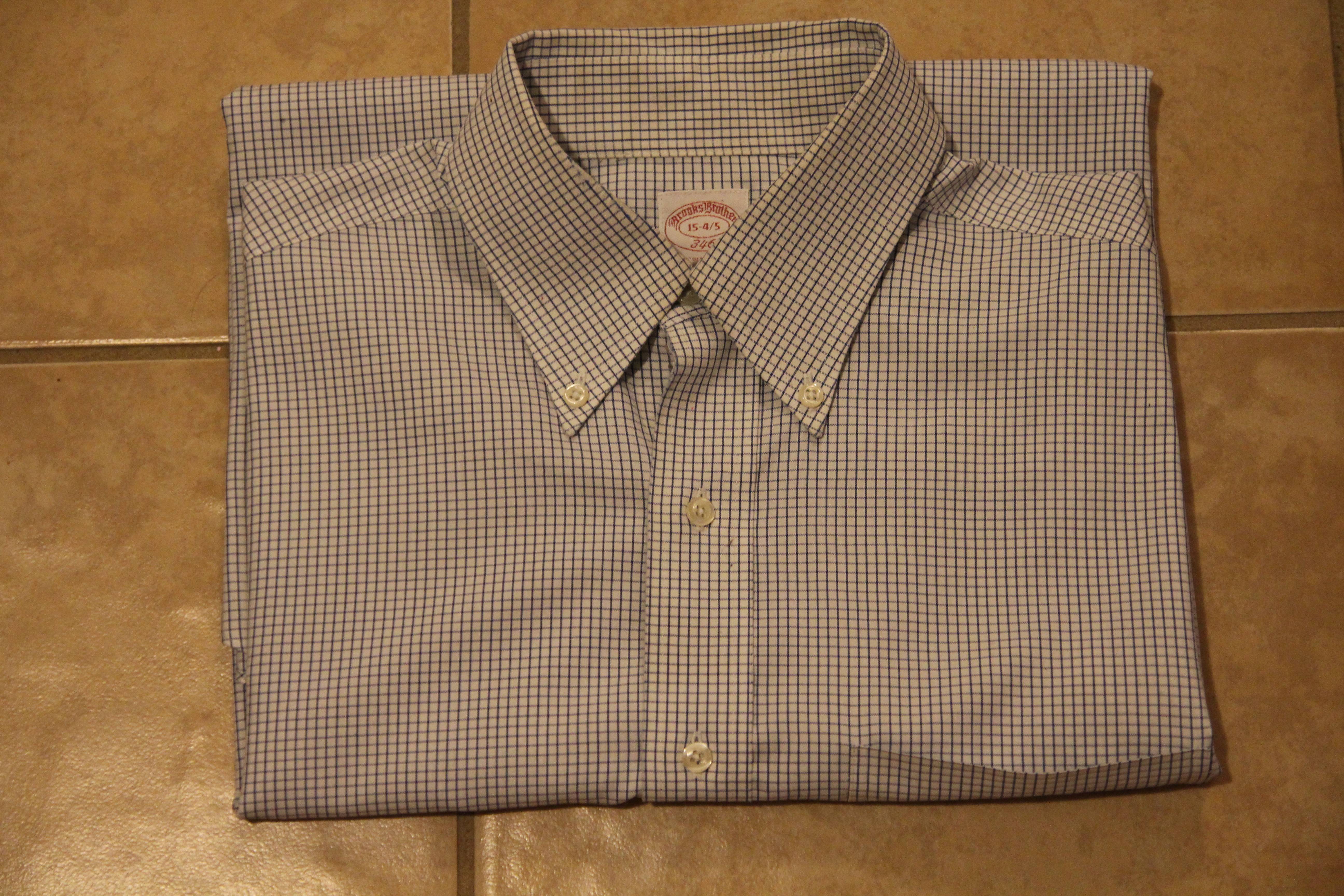 Shirts Brooks Brothers and J Crew. Slim and Classic Fit, 7 25