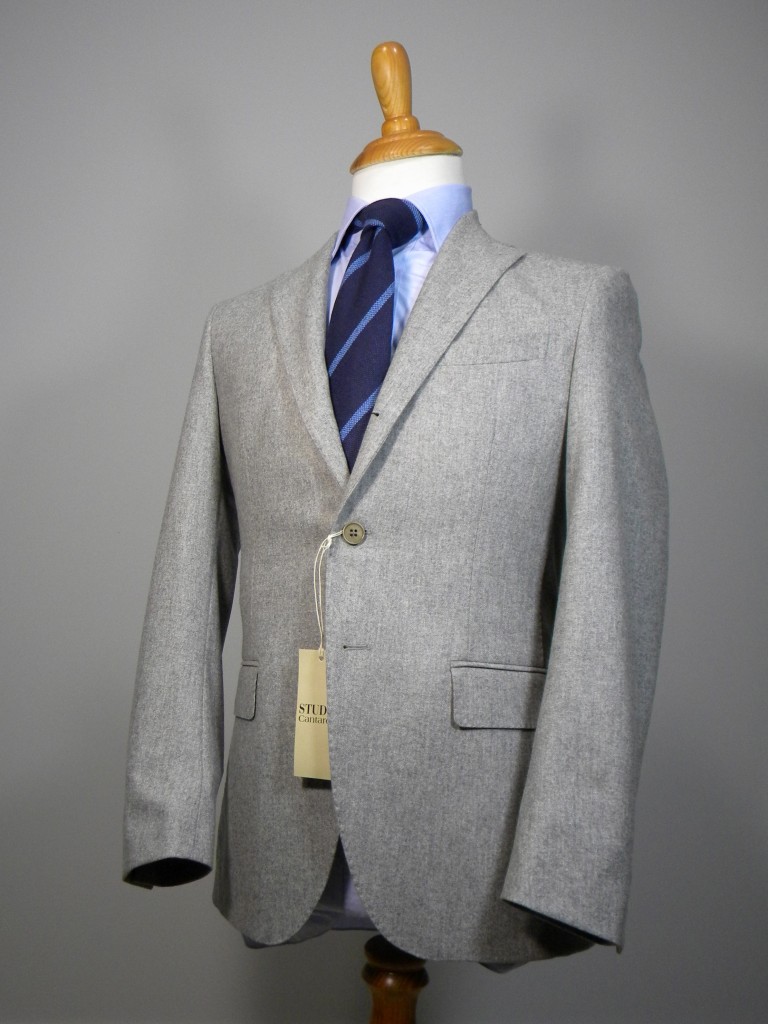 Cantarelli Studio Suit. Staple solid grey. 3roll2, Dual vent Styleforum