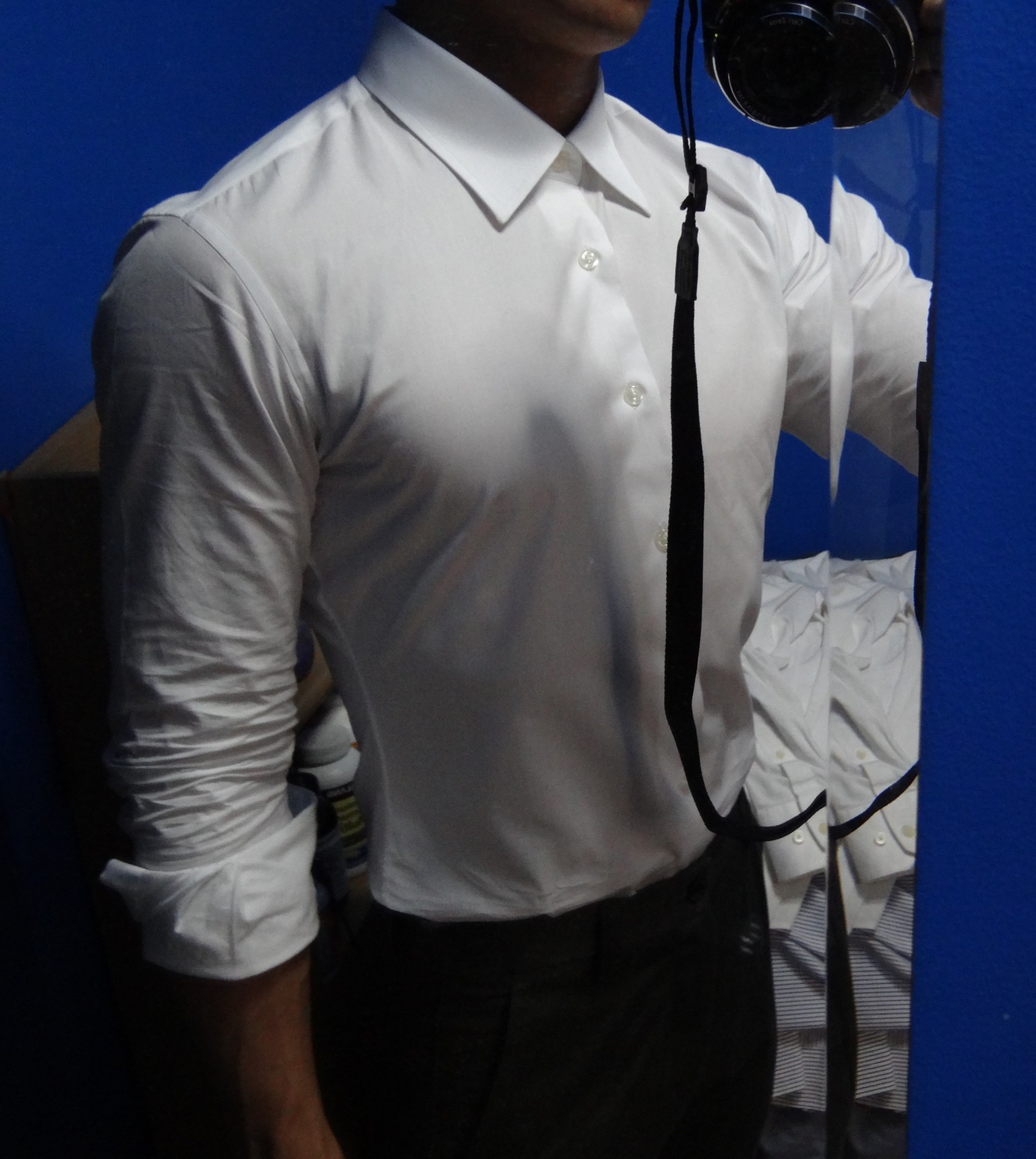 First Custom Tailored Shirt. Criticize fit. Too tight? Pictures