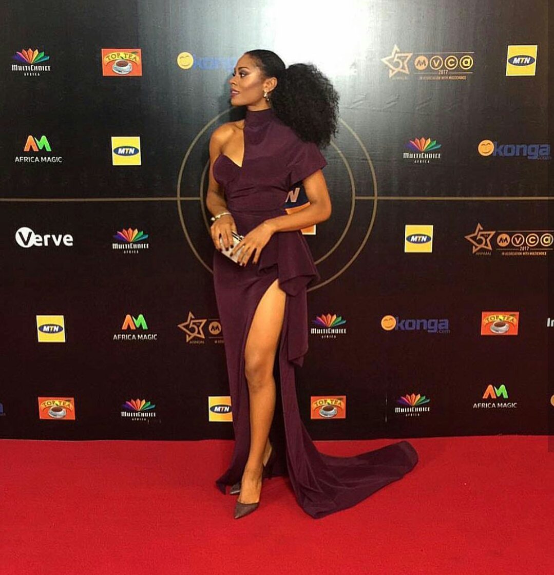 5 Times Nollywood Actress Somkele IyamahIdhlama Stole Our Hearts with Her Red Carpet Looks in