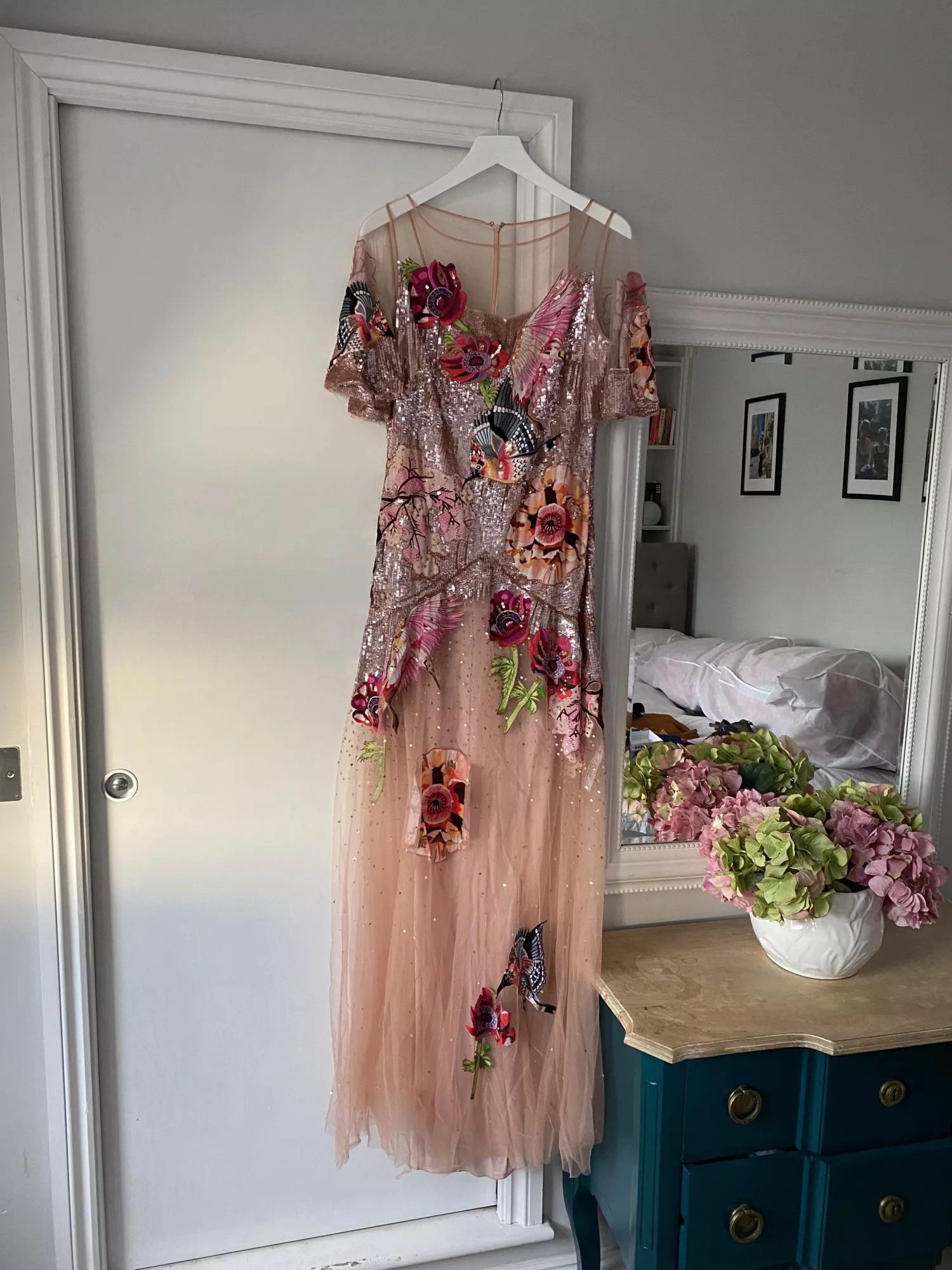 Temperly Mesh Floral Maxi Dress StyleSwap
