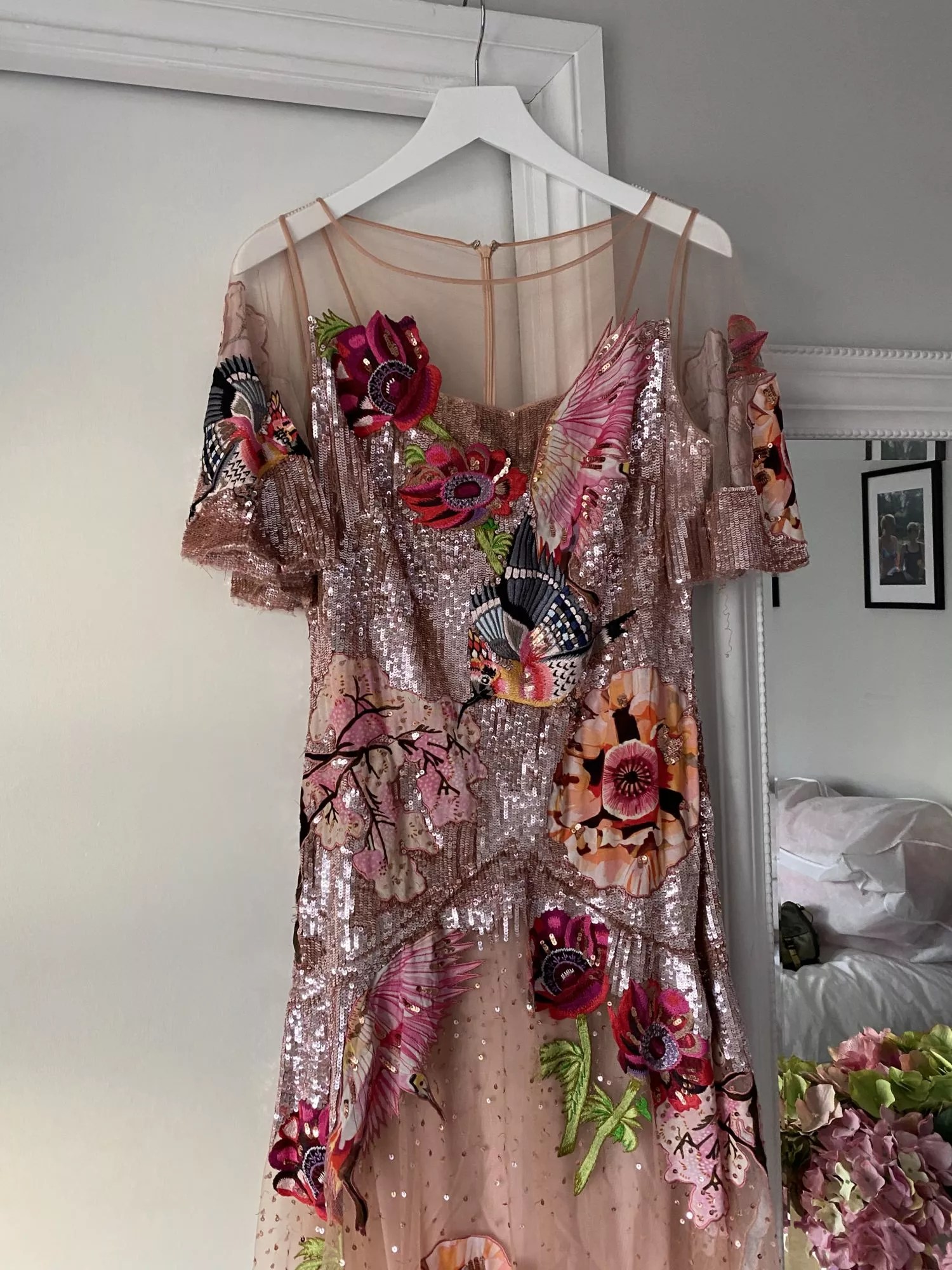 Temperly Mesh Floral Maxi Dress StyleSwap