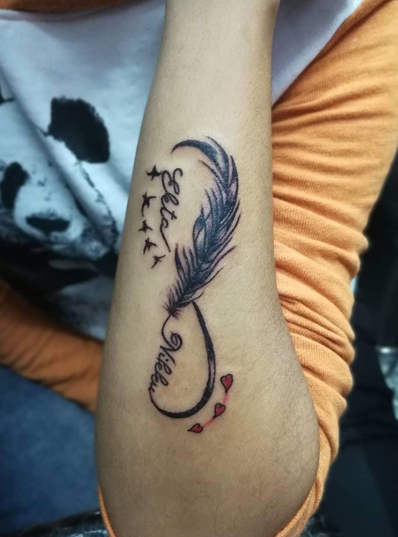 30 Pretty Infinity Feather Tattoos Make You Beautiful Forever | Style Vp | Page 15 1080_x_800_jpg