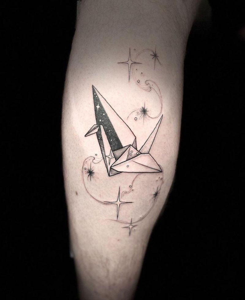 30 Pretty Paper Crane Tattoos Make Your Dream Come True | Style Vp | Page 11 982_x_800_jpg