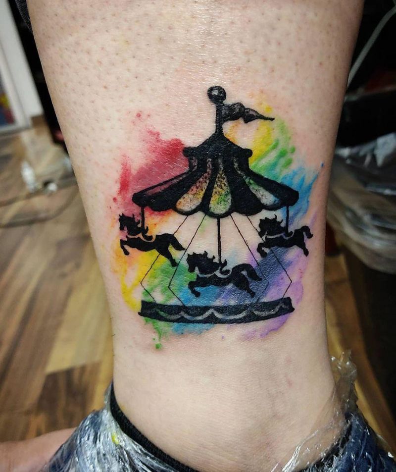 30 Perfect Carousel Tattoos You Must Love | Style Vp | Page 13 953_x_800_jpg