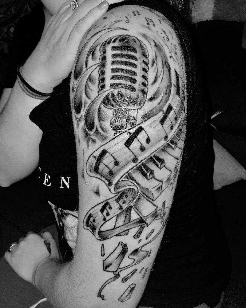 30 Pretty Microphone Tattoos Make You Attractive | Style Vp | Page 3 1000_x_800_jpg