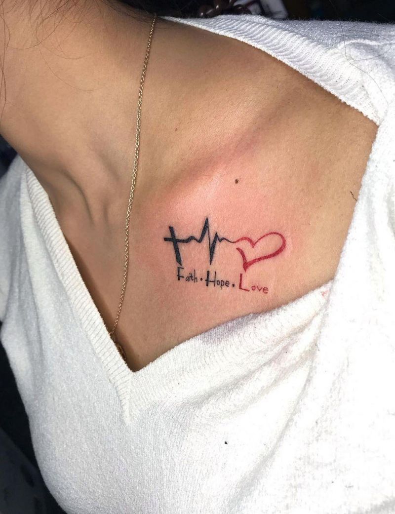30 Pretty Heartbeat Tattoos To Inspire You | Style Vp 1041_x_800_jpg