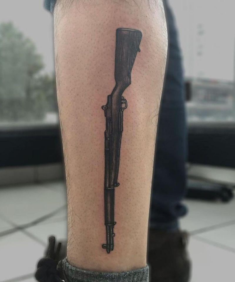 30 Pretty Rifle Tattoos You Can Copy Style VP Page 2