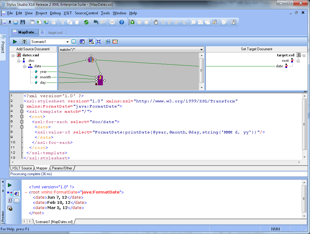 Extending XSLT with Java and C