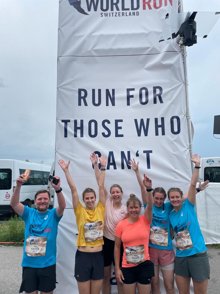 Zwettler Abordnung beim Wings for Life Run in Zug (CH) site der