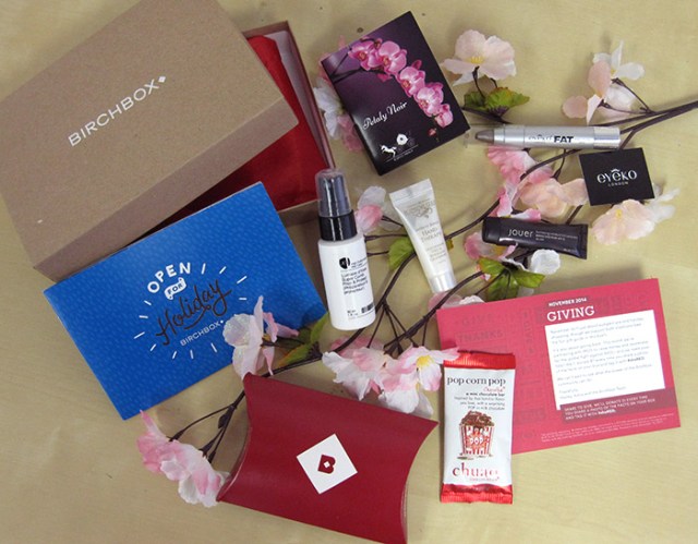 Birchbox Unboxing Review - Nov 2014 + FREE Happy Holiday Hacks Box Coupon - Subaholic