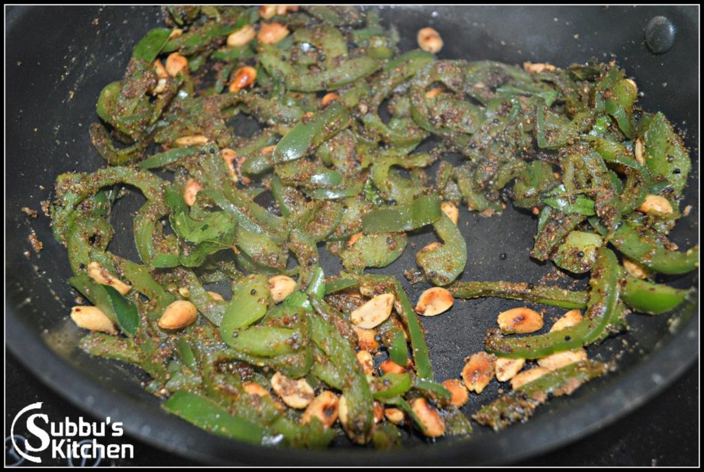 Capsicum Masala Rice Subbus Kitchen