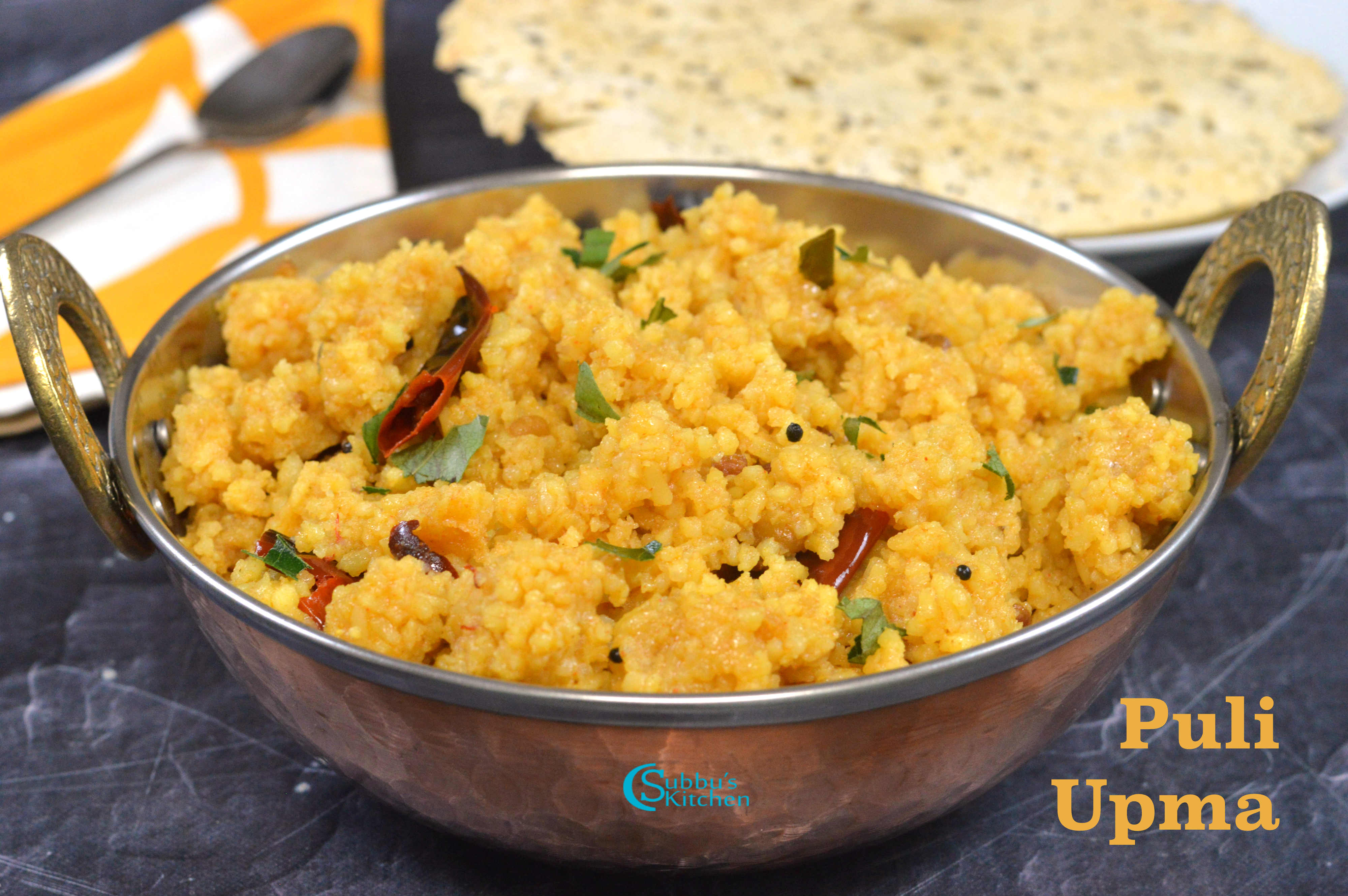 Puli Upma Tamarind Upma Pulima Upma Subbus Kitchen