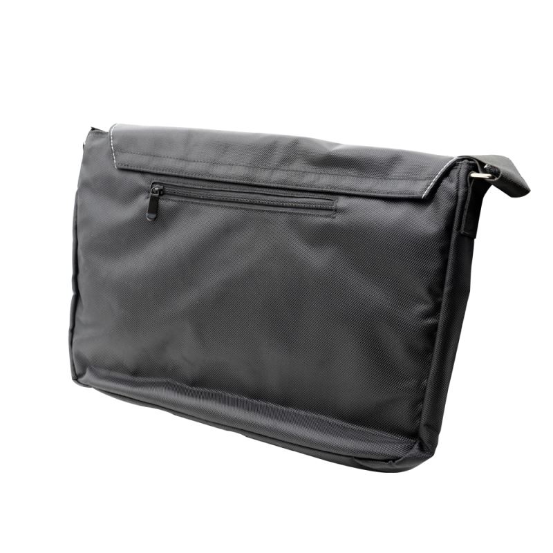 Wholesale Sublimation Black& White Blanks Messenger Bags LOPO