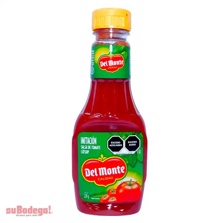 Salsa Cátsup Del Monte Squeezable 220 gr. suBodega! alcanza para más