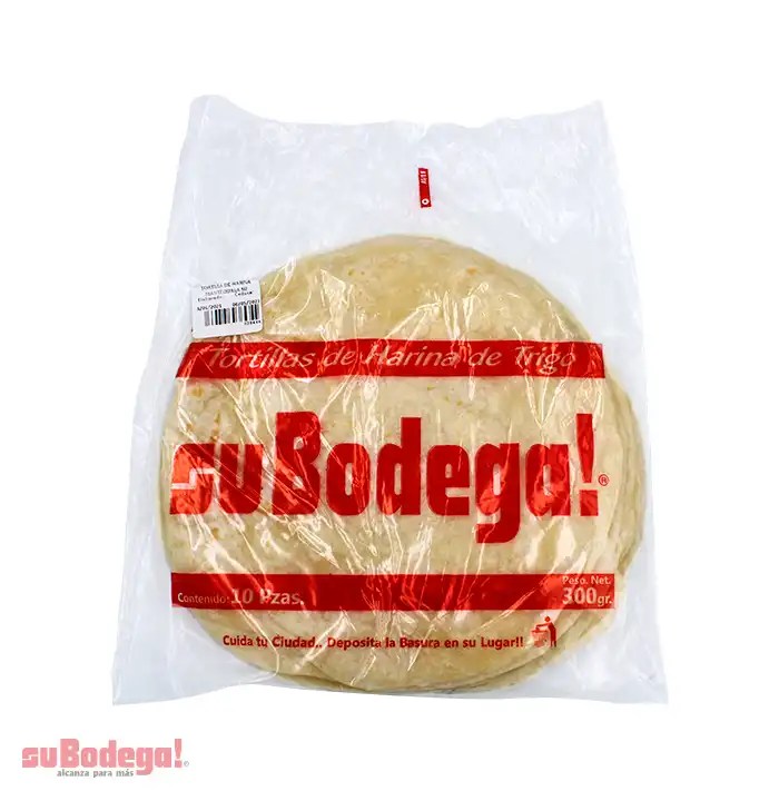 Tortilla de Harina Mantequilla suBodega 10 pz. suBodega! alcanza para más