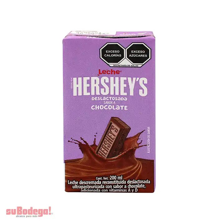 Malteada Hersheys Chocolate Deslactosada 200 ml. suBodega! alcanza