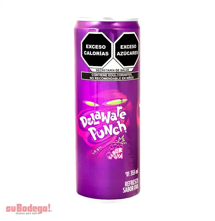 Refresco Delaware Punch Lata 355 ml. suBodega! alcanza para más