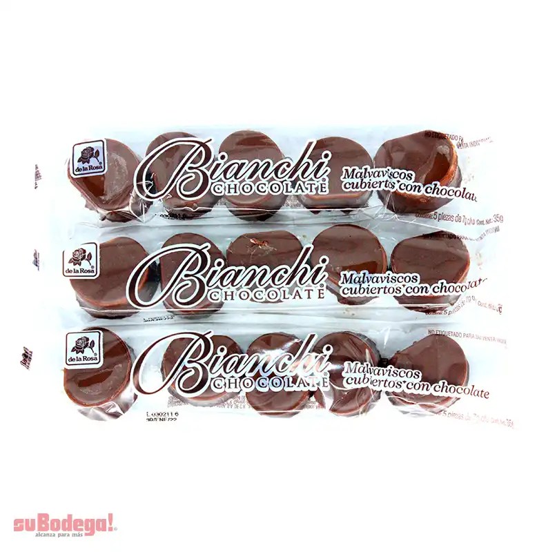 Bombón De la Rosa Bianchi Chocolate 50 pz. suBodega! alcanza para más