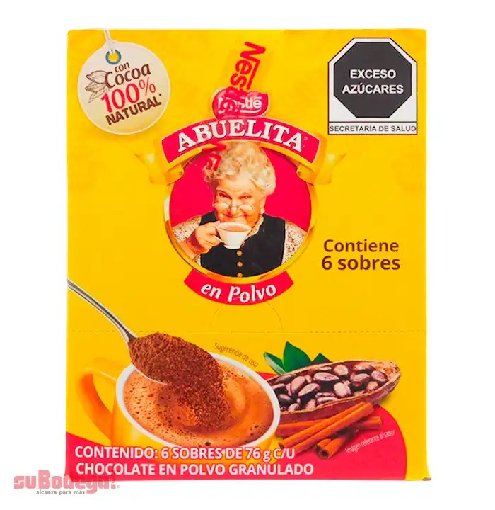 Chocolate Abuelita Granulado 76 gr. suBodega! alcanza para más