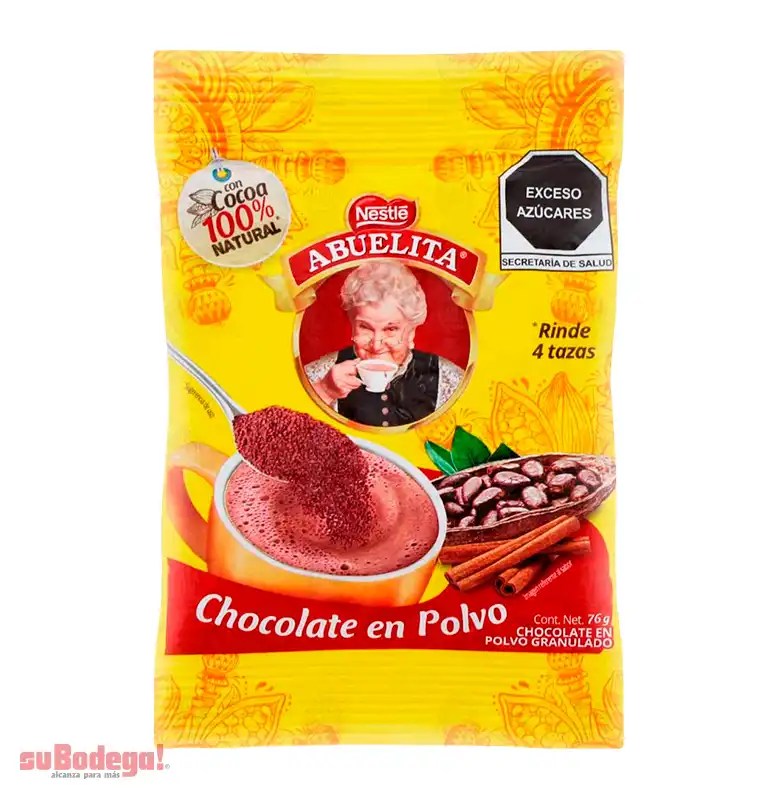 Chocolate Abuelita Granulado 76 gr. suBodega! alcanza para más