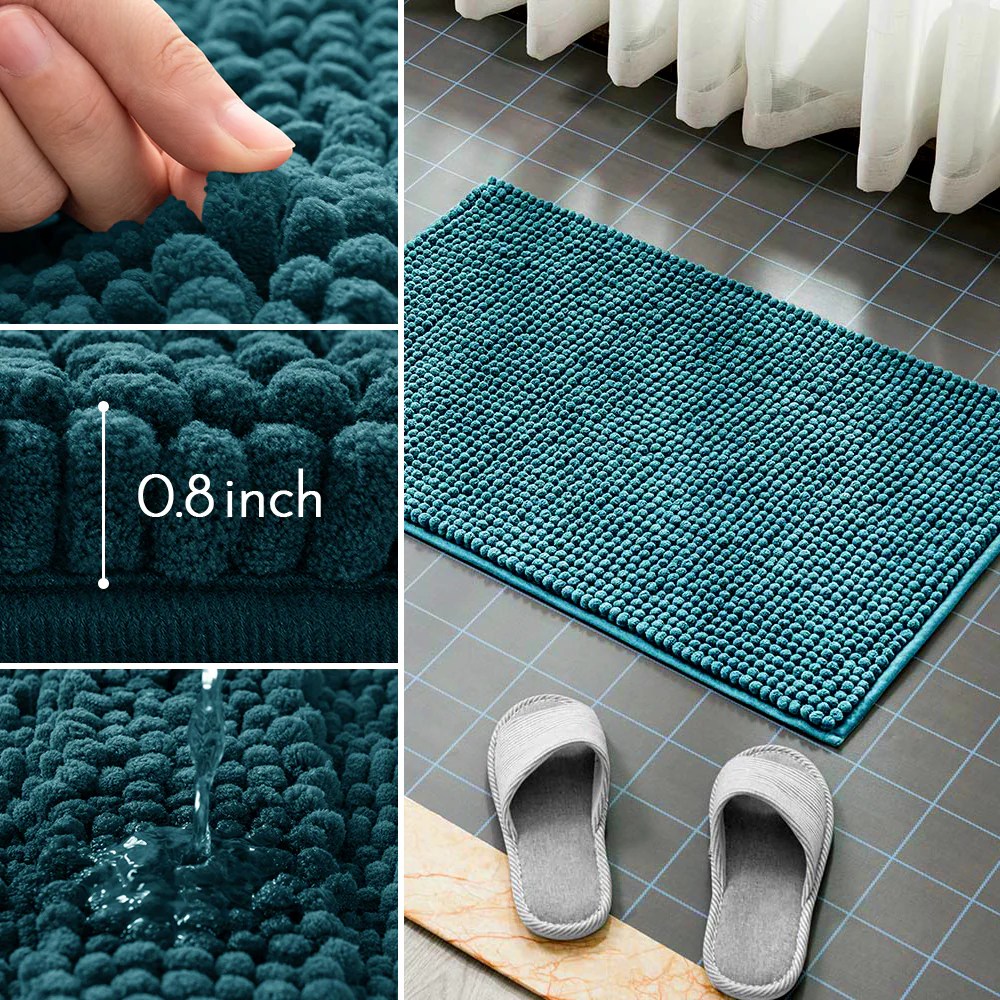 Chenille Soft Short Plush Bathroom Rugs Subrtex Subrtex Official