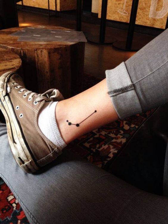 Aries Constellation Tattoo 25 Most Beautiful Ideas For Star Lovers