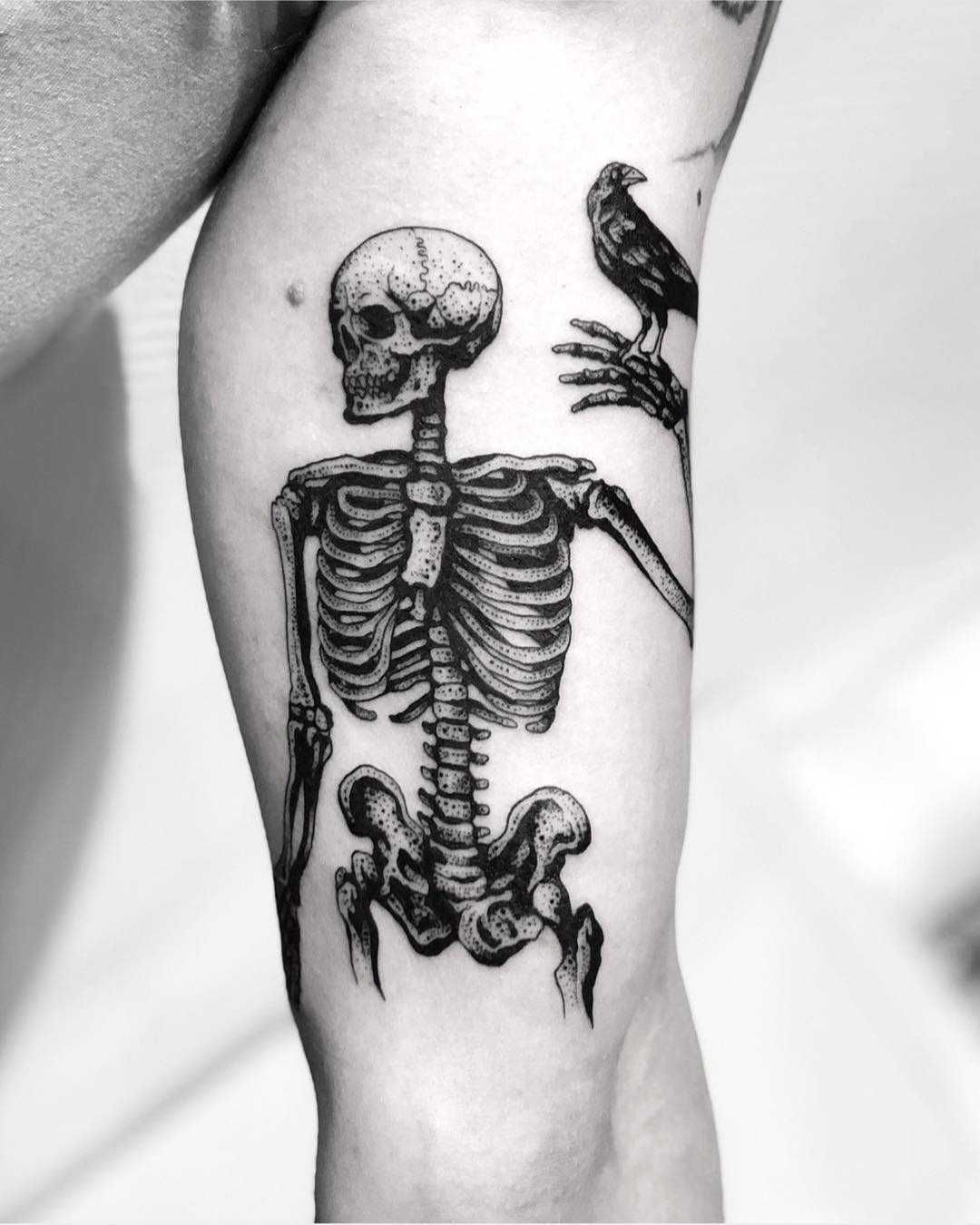 Skeleton Tattoo Ideas That Will Make You Feel Fragile ☠