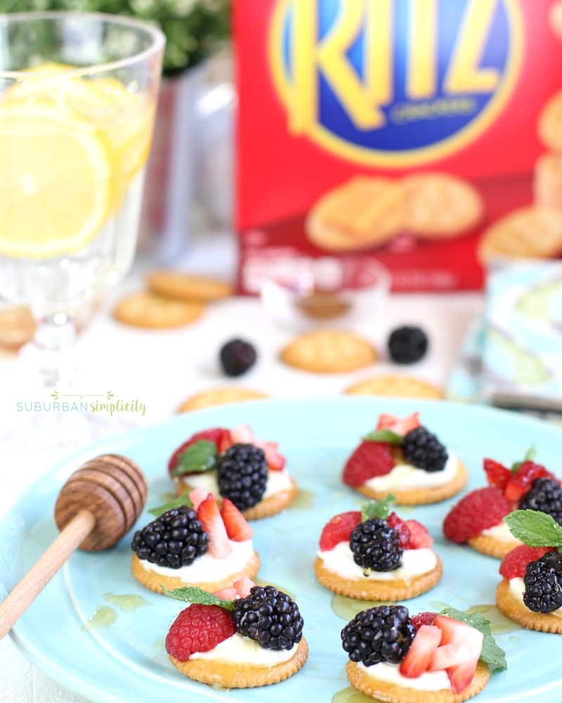 Easy Cream Cheese RITZ Cracker Appetizers Suburban Simplicity