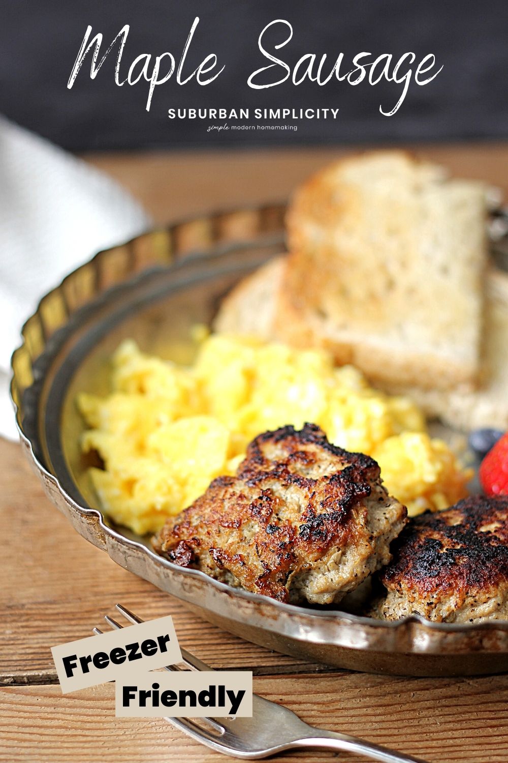 Easy Homemade Maple Sausage Recipe Suburban Simplicity