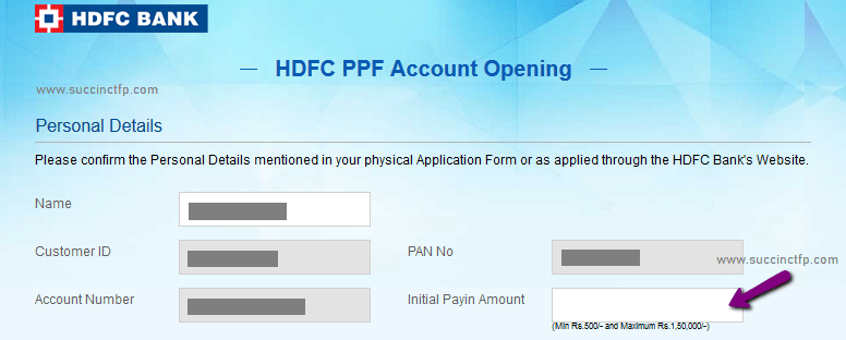 How to open Online PPF Account with HDFC Bank Netbanking Succinct FP