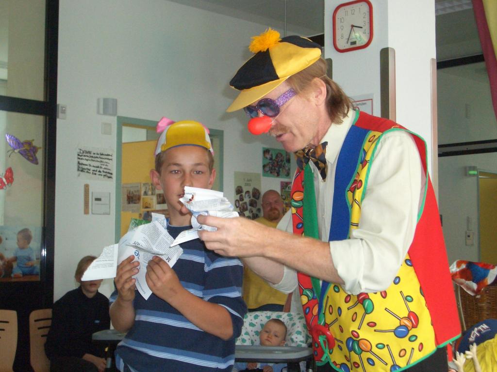 KinderfeierGeburtstagPartyShow.mit ClownZauberer