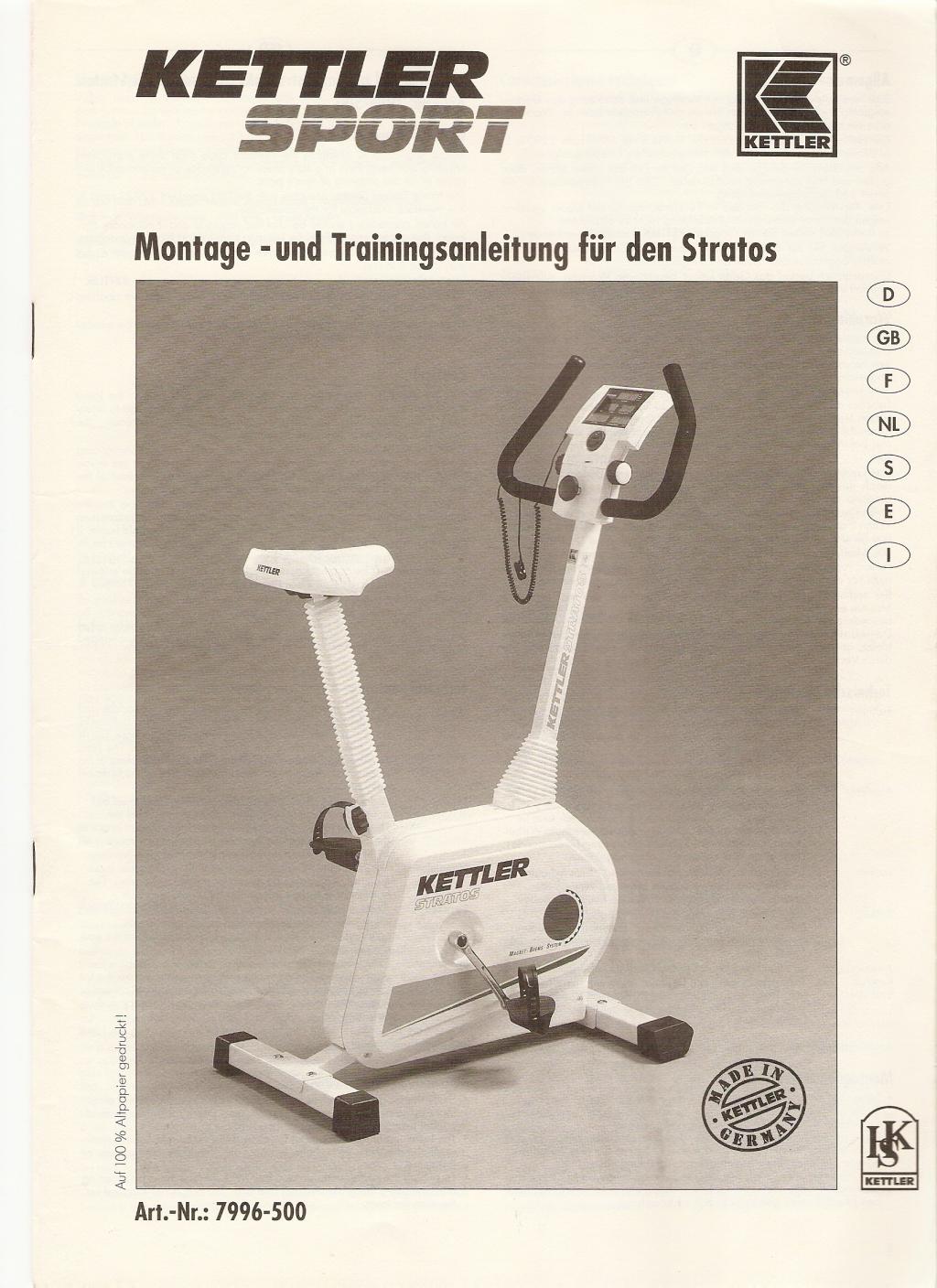 Heimtrainer KettlerStratos