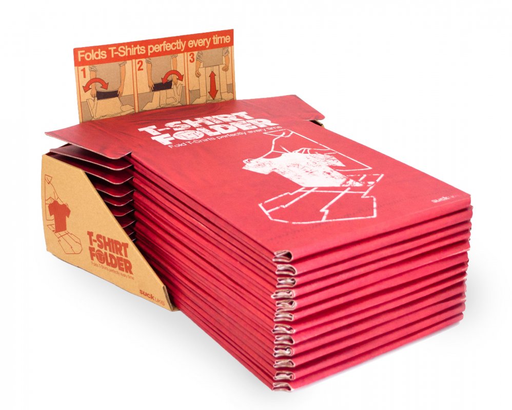 TShirt Folder Perfectly folded Tshirts every time.