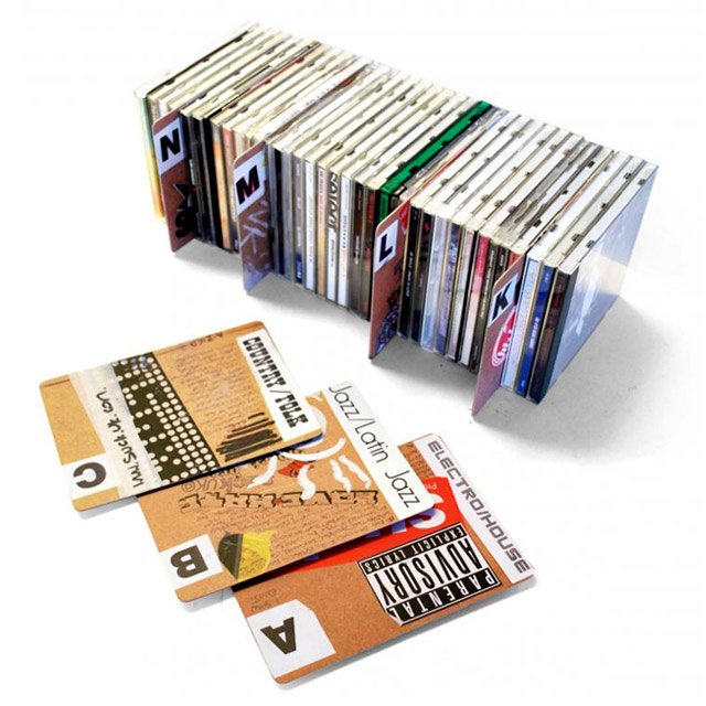 AZ CD Dividers Organise your CDs like a pro.